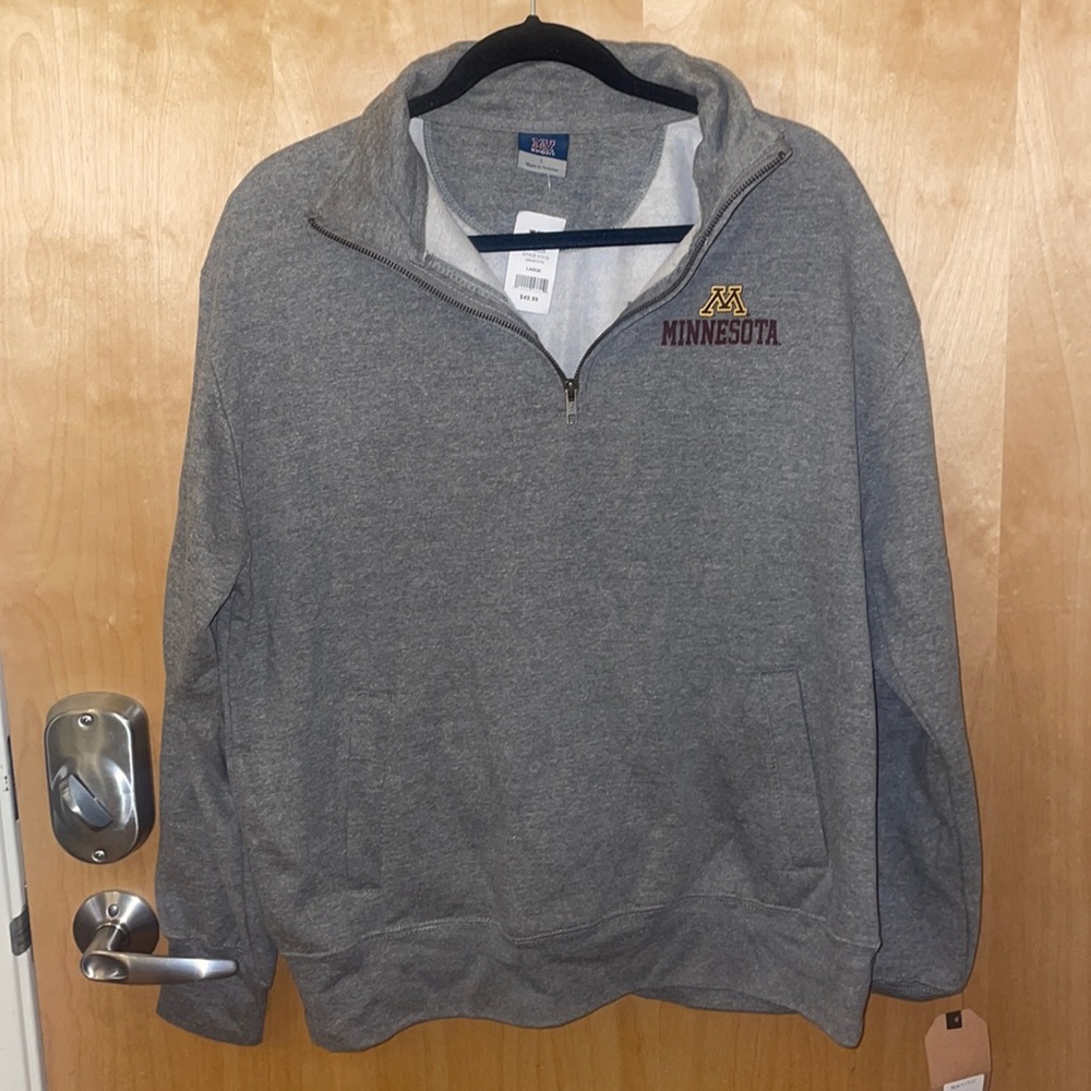 Gray University of Minnesota Crewneck size L